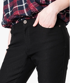 pantalon coupe droite maille elastique noir1757501_2