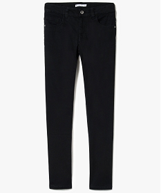 pantalon garcon 5 poches coupe slim en stretch noir pantalons2369501_1