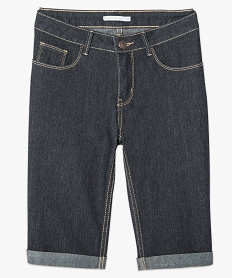 bermuda en jean stretch bleu shorts3919301_4