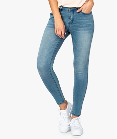 jean skinny stretch taille basse gris pantalons jeans et leggings4759801_1