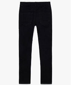 pantalon garcon 5 poches twill stretch noir4965901_3