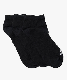 GEMO Lot x3 chaussettes basses - Adidas noir vif