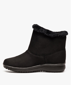boots femme confort avec doublure douce noir standard bottines bottes6453301_3