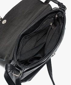 sac femme forme besace avec dessus texture noir6499901_3