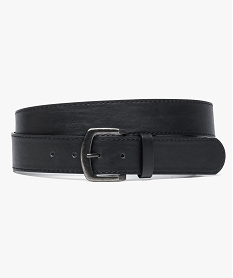 GEMO Ceinture unie mate à boucle Noir