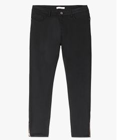 pantalon skinny 78e bas zippe noir7216401_4
