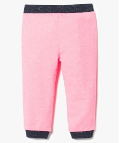 pantalon jogging avec touches dargent lulu castagnette rose7304901_2