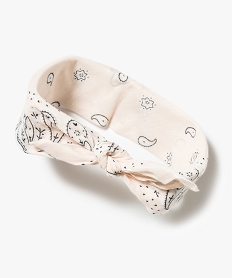 GEMO Foulard femme bandana Rose