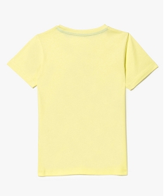 tee-shirt colore a imprime fruite jaune7468201_2