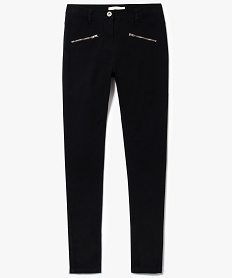 GEMO Pantalon noir avec zips Noir