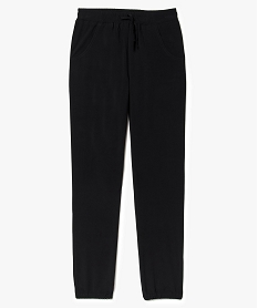 GEMO Pantalon fluide uni Noir