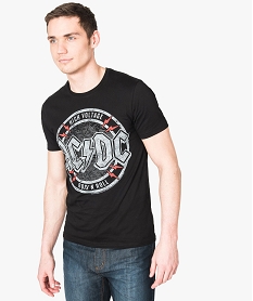 GEMO Tee-shirt à manches courtes ACDC Noir