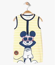 GEMO Combishort sans manches - Disney Mickey Mouse Jaune