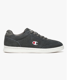 GEMO Baskets homme dessus cuir velours - Champion gris standard