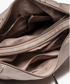 sac femme forme besace avec zips decoratifs brun sacs bandouliere7738801_3
