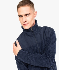 sweat zippe polaire bleu7745201_2