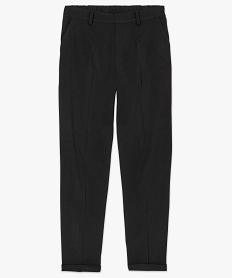 pantalon a pinces taille elastiquee noir8057101_4