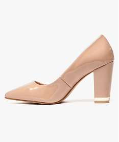 escarpins femme a bout pointu et talon haut -gemo x lalaa misaki beige escarpins8100501_3