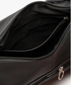 sac besace en similicuir avec anneaux decoratifs noir sacs bandouliere8524501_3