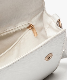 sac femme forme rectangle avec fermeture bijou blanc sacs bandouliere8525301_3