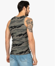 debardeur homme a fines cotes imprime camouflage imprime tee-shirts8563101_3