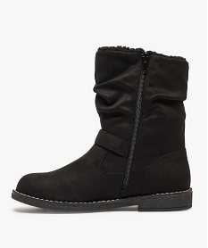 boots femme suedes avec doublure chaude noir standard9166501_3