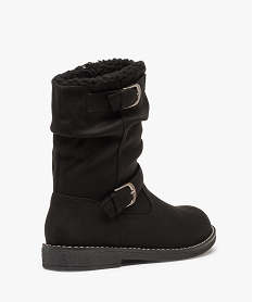 boots femme suedes avec doublure chaude noir standard bottines fourrees9166501_4