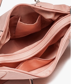 sac femme forme besace avec zips decoratifs rose standard sacs bandouliere9191301_3