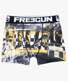 GEMO Boxer garçon à motifs skate board - Freegun Imprimé