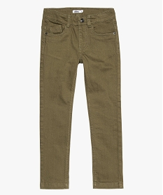 pantalon garcon 5 poches twill stretch vertA097201_1