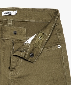 pantalon garcon 5 poches twill stretch vertA097201_3
