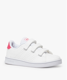 baskets fille unies trois bandes scratch – adidas blancA375801_2