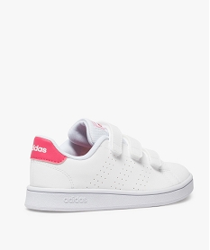 baskets fille unies trois bandes scratch – adidas blancA375801_4