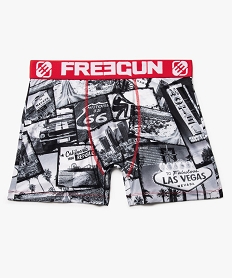 GEMO Boxer homme avec motif villes américaines Noir