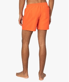 short de bain homme uni orange maillots de bainA624801_3