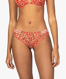 GEMO Culotte femme en dentelle et microfibre Imprimé