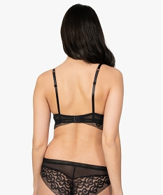 soutien-gorge push-up avec tour de buste en dentelle noirA653101_2