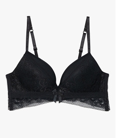 soutien-gorge push-up avec tour de buste en dentelle noirA653101_4