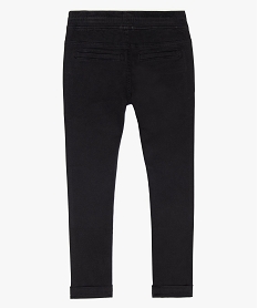 pantalon garcon coupe slim avec taille elastiquee grisA664801_3