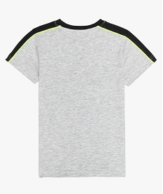 tee-shirt garcon pour le sport avec motif fantaisie gris tee-shirtsA674001_2