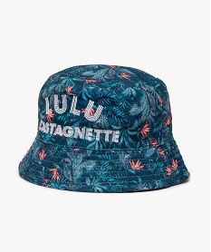 GEMO Chapeau bébé garçon bob réversible Lulu Castagnette Bleu