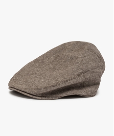 GEMO Casquette bébé garçon plate en chambray Brun