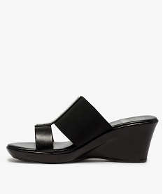 mules femme a talon compense et strass noir standard sandales a talonA855901_3