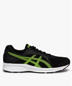 GEMO Baskets homme en mesh avec bandes colorées sur les côtés – Asics Vert