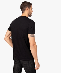 tee-shirt homme a manches courtes avec large motif - the godfather noirA988101_3