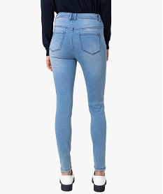 jean femme skinny taille haute super stretch grisA991301_3