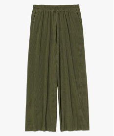 pantalon femme coupe ample longueur 78eme vert pantalonsB011401_4