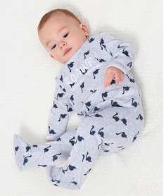 GEMO Pyjama bébé garçon en velours à motifs dinosaures Multicolore