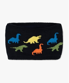 GEMO Snood bébé garçon doublure polaire à motif dinosaures multicolore Bleu