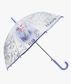 parapluie fille transparent a motifs - la reine des neiges violetB235401_1